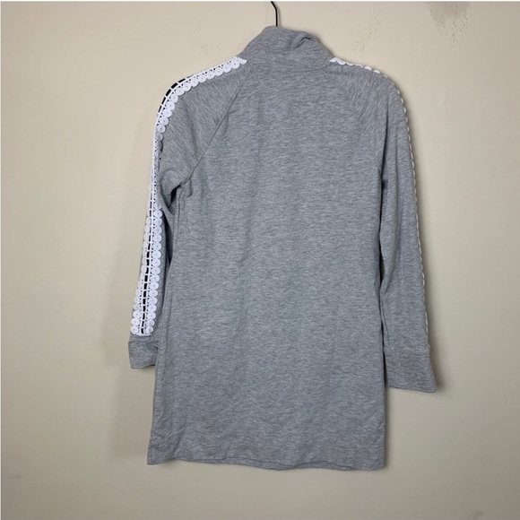 Lilly Pulitzer Grey Skipper Solid Popover Dress S - Picture 7 of 9